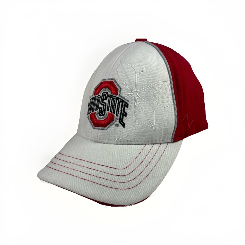 Ohio State Buckeyes embroidery Baseball Hat Authentic Zephyr M/L